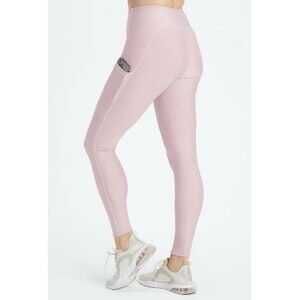 NWT Fabletics Women's Muted Mauve High Waist Cold Weather Legging, Size Large